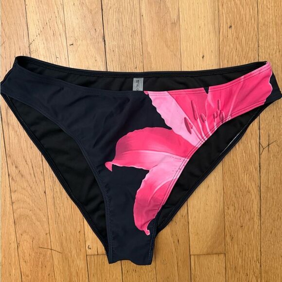 ZAFUL Women's High Cut Bandeau Bikini Set  (11-Black,XL) NWT - Picture 5 of 9